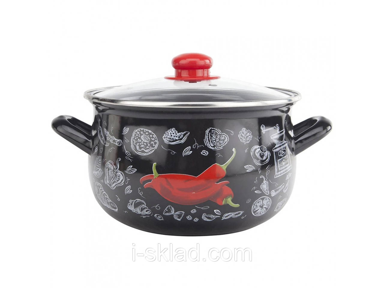 Каструля Gusto Перчинка 5,1 л GT-T-122-P