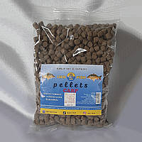 Pellets CARP 8 мм 500 г UKR FISH Карповий пеллетс для методної годівниці, пеллети для лову риби