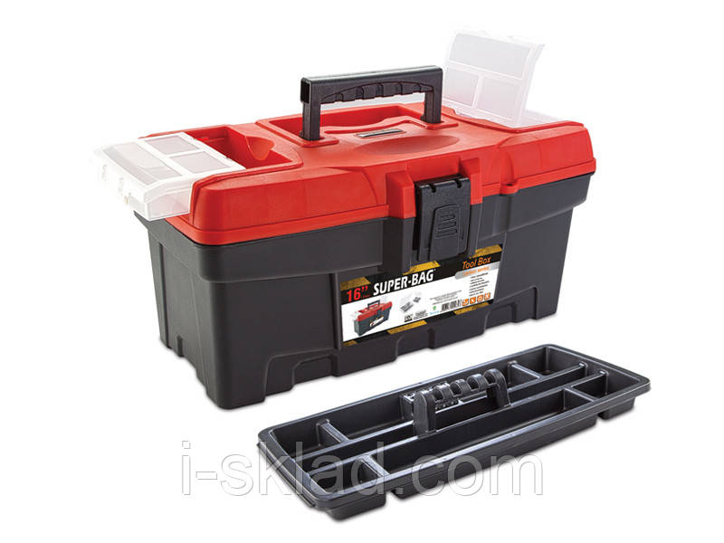 Ящик для інструментів Турція Carbon 410*213*200 мм ASR-4001