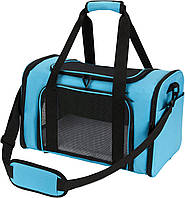 Сумка переноска для кошек и собак 42x28x28 см CosmoPet CP-47 Blue