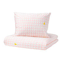 IKEA Комплект постільної білизни STILLSAMT (ИКЕА STILLSAMT) Комплект постільної білизни, рожевий 203.586.68