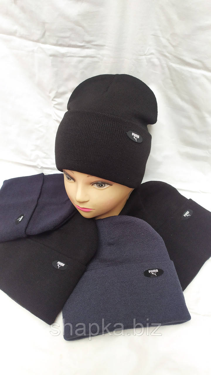 Шапка підліткова подвійна вязка, фото 1