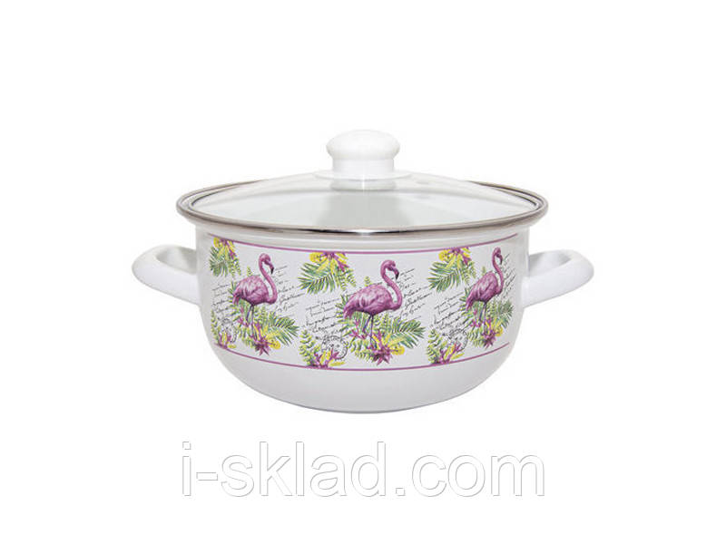 Каструля Infinity Flamingo GD-64934 кругла 2,4 л 18 см 6625152