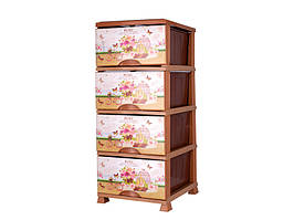 Комод на 4 шухляди Violet House New Rose 38*45*90 см 0352