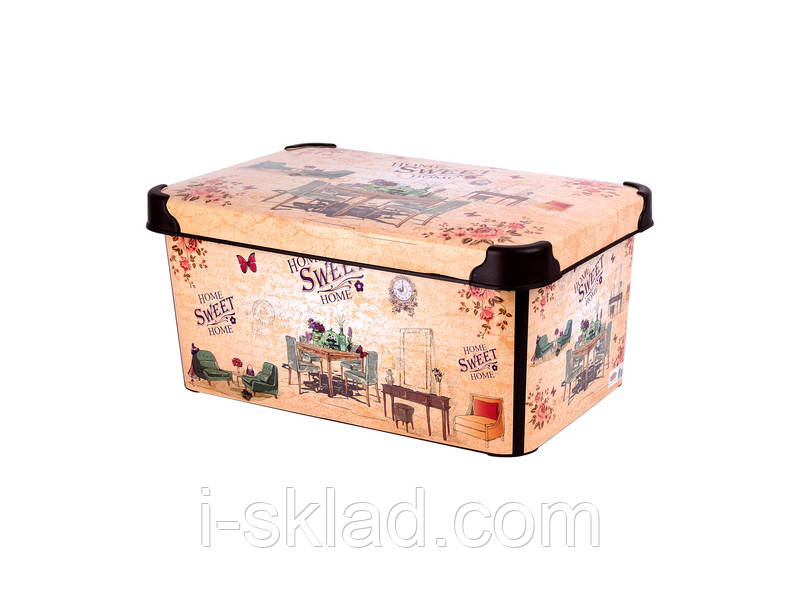 Контейнер для речей Violet House Decor Home 10 л 0647