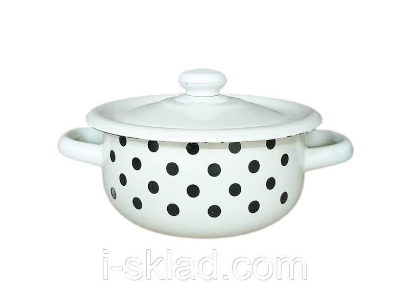 Каструля Idilia 1,5 л 1608/4 Чорні перла молочна 44970