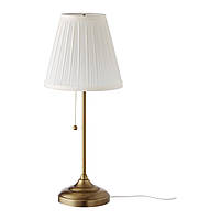 IKEA Лампа настільна ÅRSTID (ИКЕА ÅRSTID) Настільна лампа, латунь, білий 303.213.73