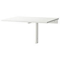IKEA Стіл настінний NORBERG (ИКЕА НОРБЕРГ) Складаний Столик настінний, білий 301.805.04