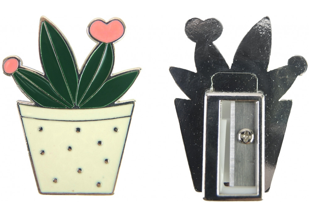 Чинка металева на 1 отвір Квітка, фото 1