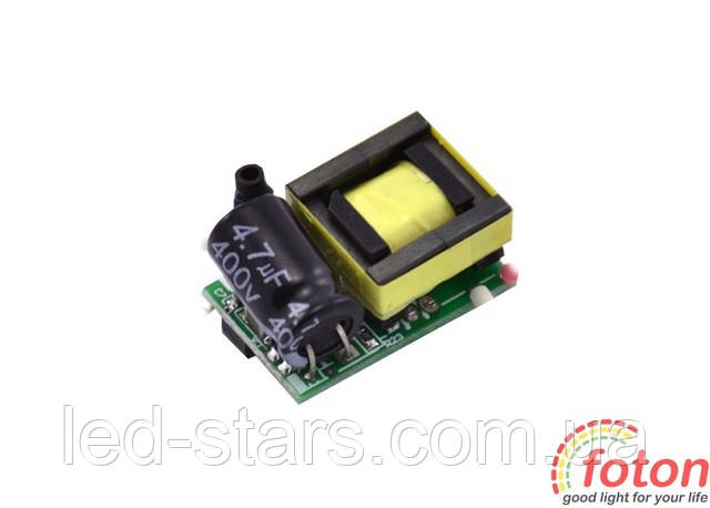 Імпульсний драйвер світлодіода LD 3x1W 220 V, 350 mA