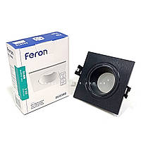Встраиваемый светильник поворотный Feron DL0380 черный