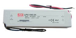 Джерело живлення LPV-100-24: AC/DC, IP67, 100W. 190*52*37(L*W*H)