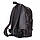 Рюкзак жіночий шкіряний Poolparty backpack-plprt-leather-black, фото 2