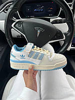 Кроссовки женские Adidas Forum Blue White кроссовки adidas forum кросівки адідас жіночі кросівки adidas