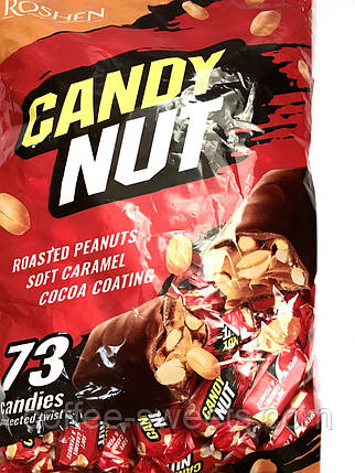 Цукерки Candy Nut м'яка карамель з арахісом ROSHEN 1кг, фото 1