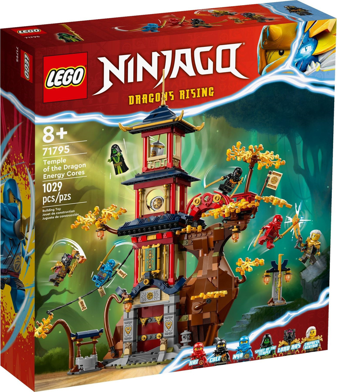 LEGO Ninjago Храм енергетичних ядер дракона 1029 деталей (71795)