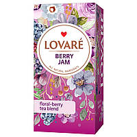 Квітковий чай Lovare BERRY JAM Ягідний Джем 24*1,5г