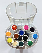 Маркери акварельні 12 кольорів | набір водних фломастерів, фото 4