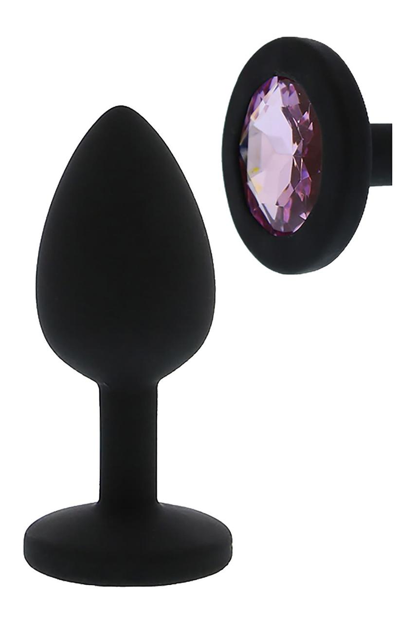 Анальна пробка ALL TIME FAVORITES SILICONE DIAMOND PLUG Bomba💣, фото 1