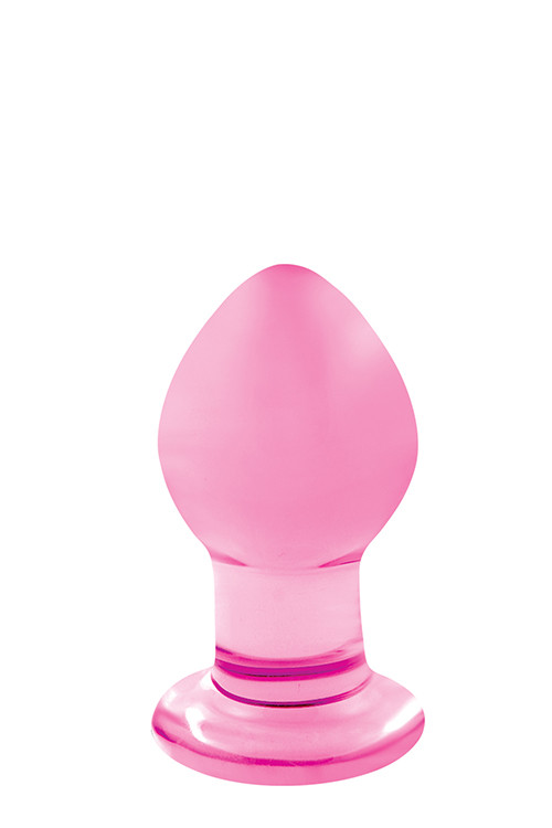 Скляна пробка NS Novelties CRYSTAL SMALL PINK Bomba💣, фото 1