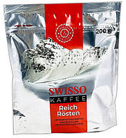 ОРИГИНАЛ! Растворимый кофе Swisso Kaffee Reich Rosten 200г, 100% Арабика, Швейцария