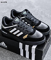 Чоловічі кросівки Adidas Drop Step (чорний колір). Шкіряні кеди В'єтнам 41-46