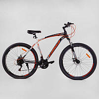 Велосипед спортивний CORSO 29 дюймів "HIGH RACE PRO" HR-89732 (1) сталева рама 21 , обладнання Shimano 21