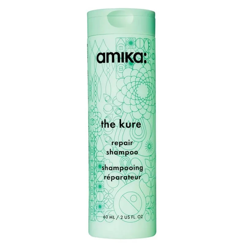Відновлюючий шампунь для волосся Amika The Kure Bond Repair Shampoo 60 мл, фото 1