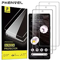 Защитное стекло PHENVEL 2.5D для Google Pixel 7a (Полностью прозрачное)