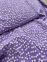 ТКАНИНА СОФТ ГОРОХ ФІОЛЕТОВОГО КОЛЬОРУ