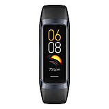Фітнес-браслет Lemfo C60 з AMOLED-дисплеєм і пульсоксиметром (Чорний), фото 5