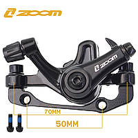 Гальмівний велосипедний супорт/ каліпер Zoom 140/160 Передній, колодки з'ємні