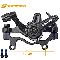 Гальмівний велосипедний супорт/ каліпер Zoom 160/180 Задній, колодки з'ємні
