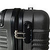 Маленька дорожня валіза на 4 колесах для ручної поклажі 52*35*20 темно сірий Kaiman А010, фото 6