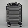 Маленька дорожня валіза на 4 колесах для ручної поклажі 52*35*20 темно сірий Kaiman А010, фото 2