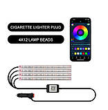 RGB LED Підсвічування салону з керуванням через блютуз, фото 5