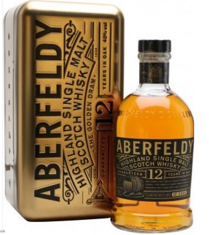 Віскі Aberfeldy Scotch Whisky 12YO 0.7l ж/б, фото 2