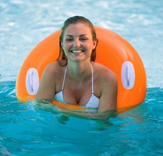 Круг надувний дитячий з ручками Intex 59258