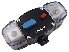 Запобіжник автоматичний - 12-48В 100А, автомат. для кабелю перетином 4AWG (4ga) - 21 мм2