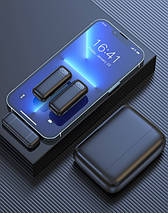 Бездротовий петличний мікрофон для iPhone з шумозаглушенням (комплект із 2 мікрофонами) Senkeman К6, фото 5