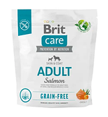 Корм для собак малих і середніх порід Brit Care Dog Grain-free Adult беззерновий з лососем 1 кг