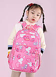 Шкільний рюкзак для підлітка дівчинки 5-7 клас з принтом, фото 6
