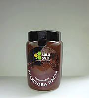 Арахісова паста без цукру "SoloSvit"  ШОКОЛАД, 400 г