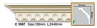 Карниз полиуретановый с орнаментом Gaudi Decor C 1007 Flexi