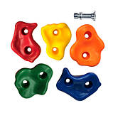 Зачепи для дитячого скеледрому 5 штук, пластикові L-розмір, фото 8