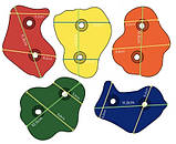 Зачепи для дитячого скеледрому 5 штук, пластикові L-розмір, фото 10