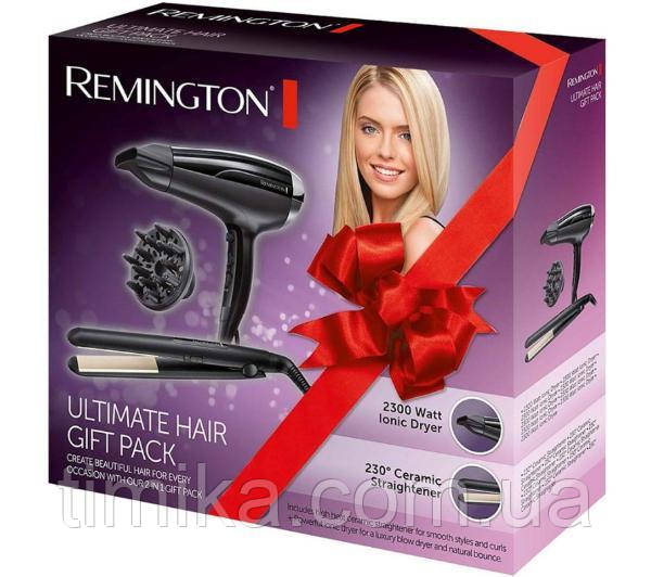 Фен Remington Pro-Air Shine 2200 D5215 + Straightener Ceramic Slim 220 S1510 - іонізація - дифузор - холодний - фото 4 - id-p1499209425