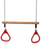 Трапеція з трикутними кільцями KBT для дитячого майданчика, фото 4