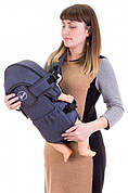 Рюкзак-кенгуру Умка 8 типу Rain з капюшоном від 2-х місяць сумка-кенгуру слінг сумка-переноска для дитини