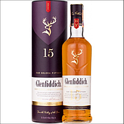 Віскі Glenfiddich 15 років витримки тубус 0,7л